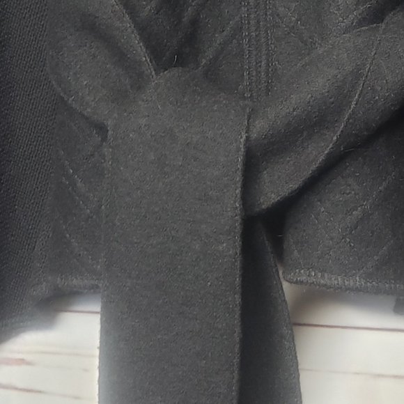 Beyond Threads Black Alpaca Wool Blend Cape - Picture 8 of 14